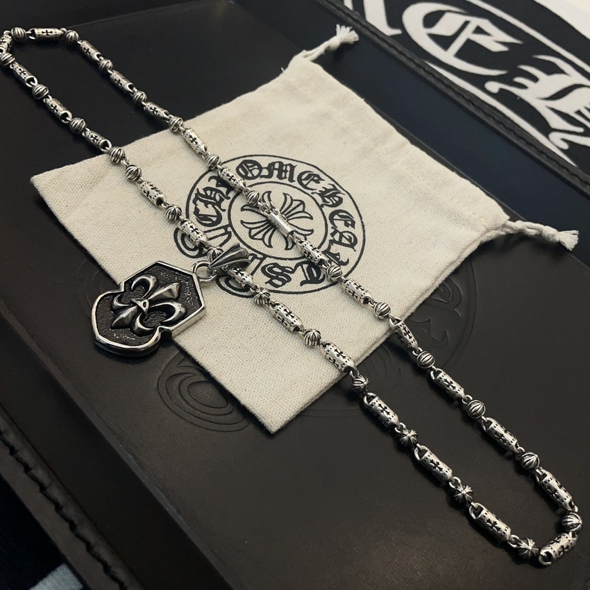 Ch*0me heart necklace-061