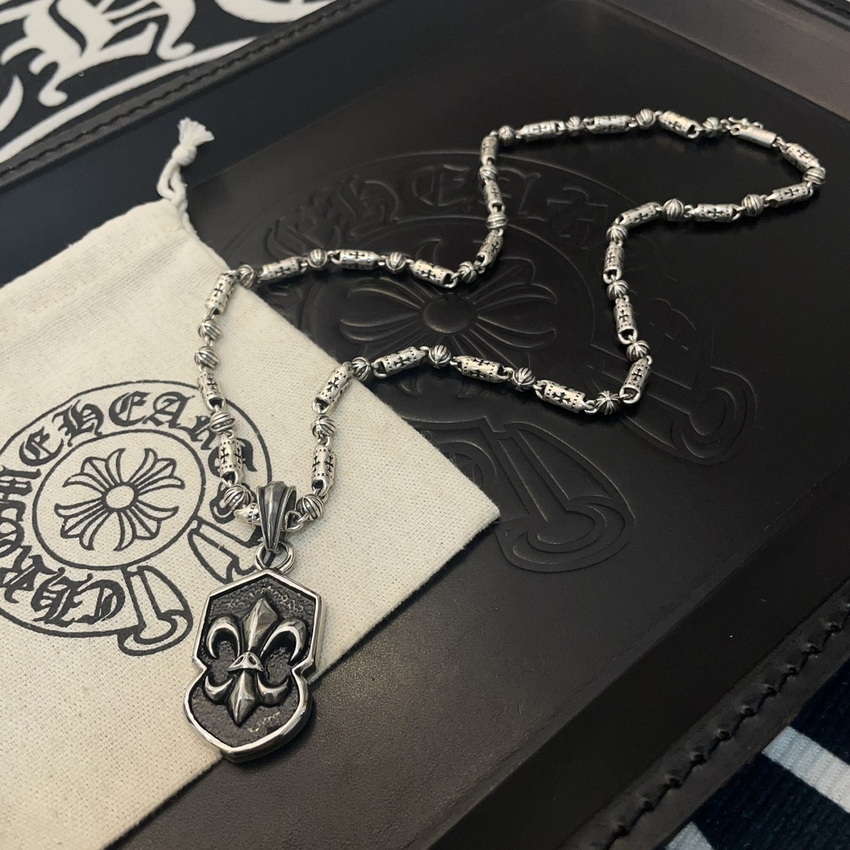 Ch*0me heart necklace-061