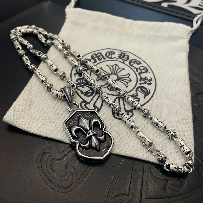 Ch*0me heart necklace-061