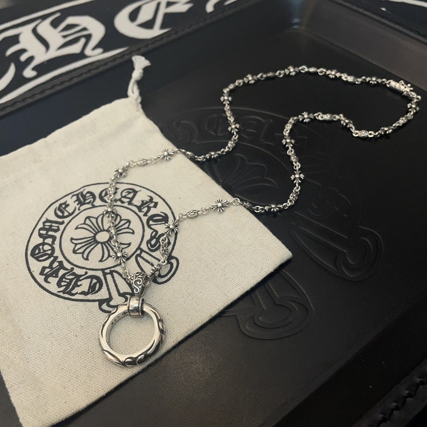Ch*0me heart necklace-064