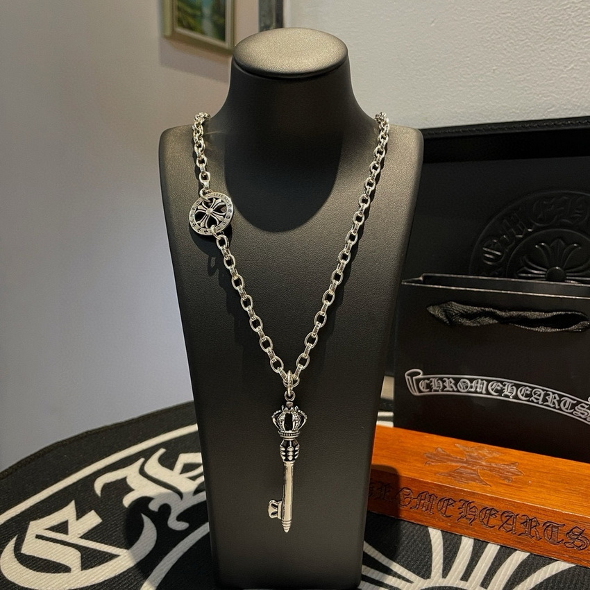 Ch*0me heart necklace-069