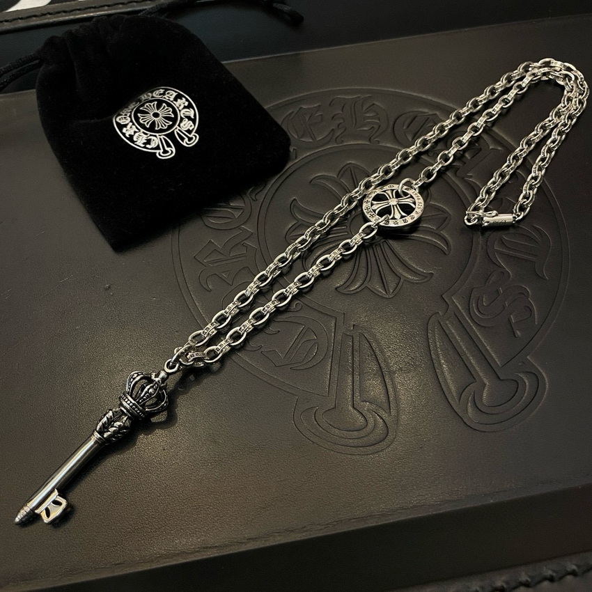 Ch*0me heart necklace-069