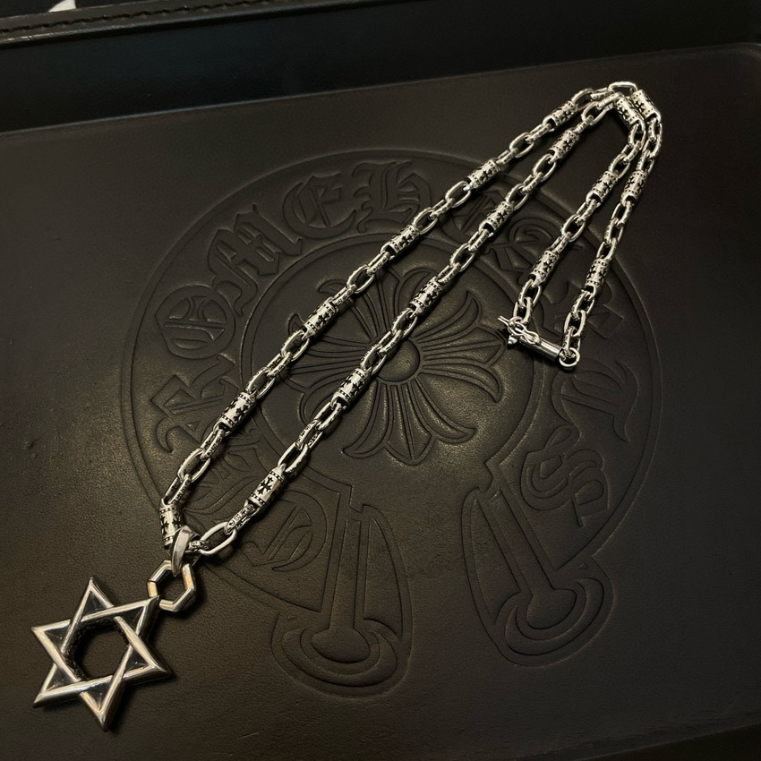 Ch*0me heart necklace-076