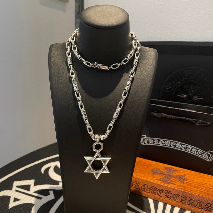 Ch*0me heart necklace-076