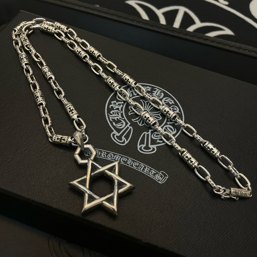Ch*0me heart necklace-076