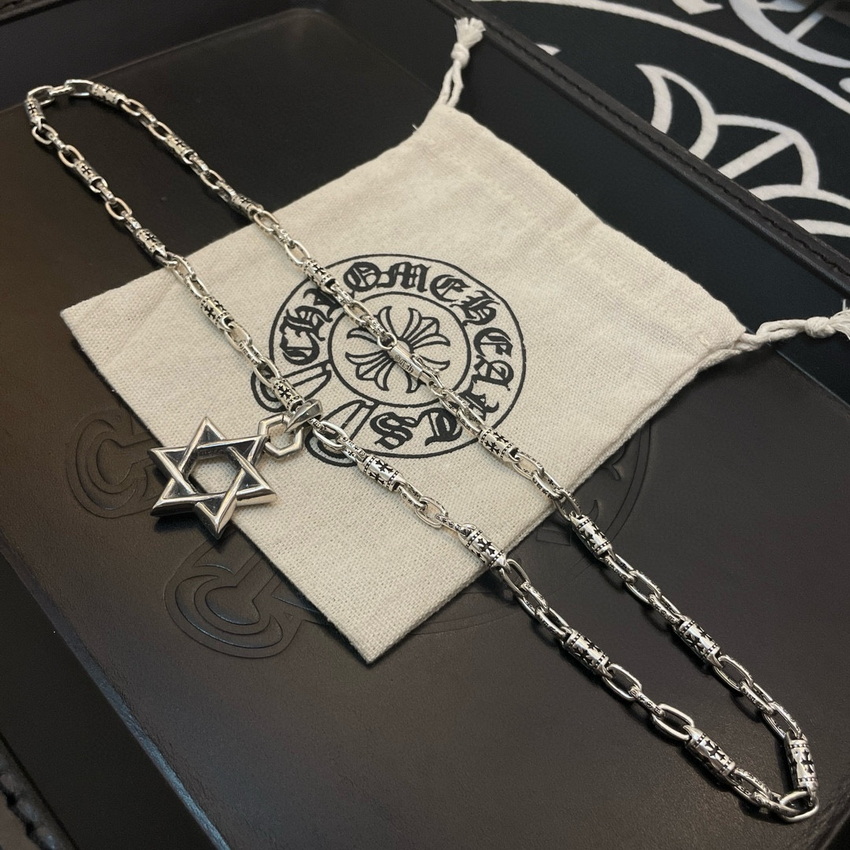 Ch*0me heart necklace-076