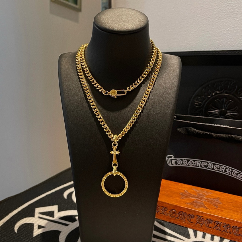 Ch*0me heart necklace-087