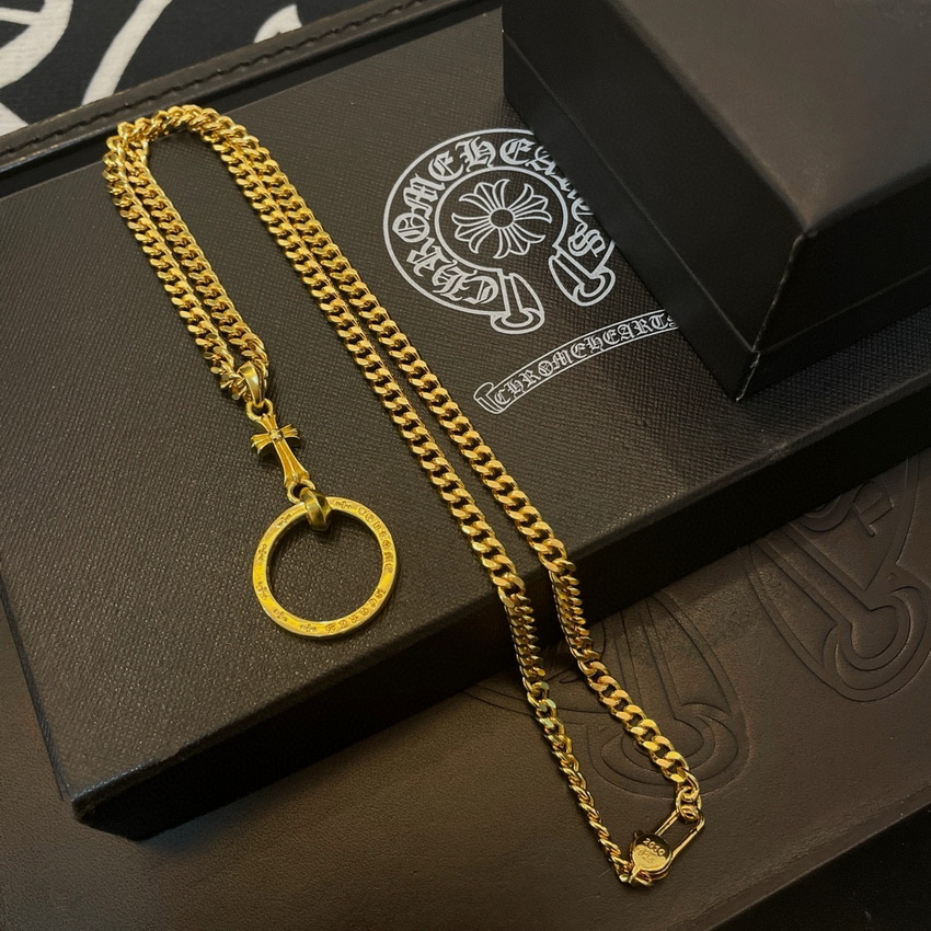 Ch*0me heart necklace-087