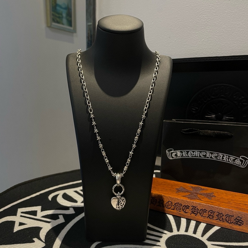 Ch*0me heart necklace-090