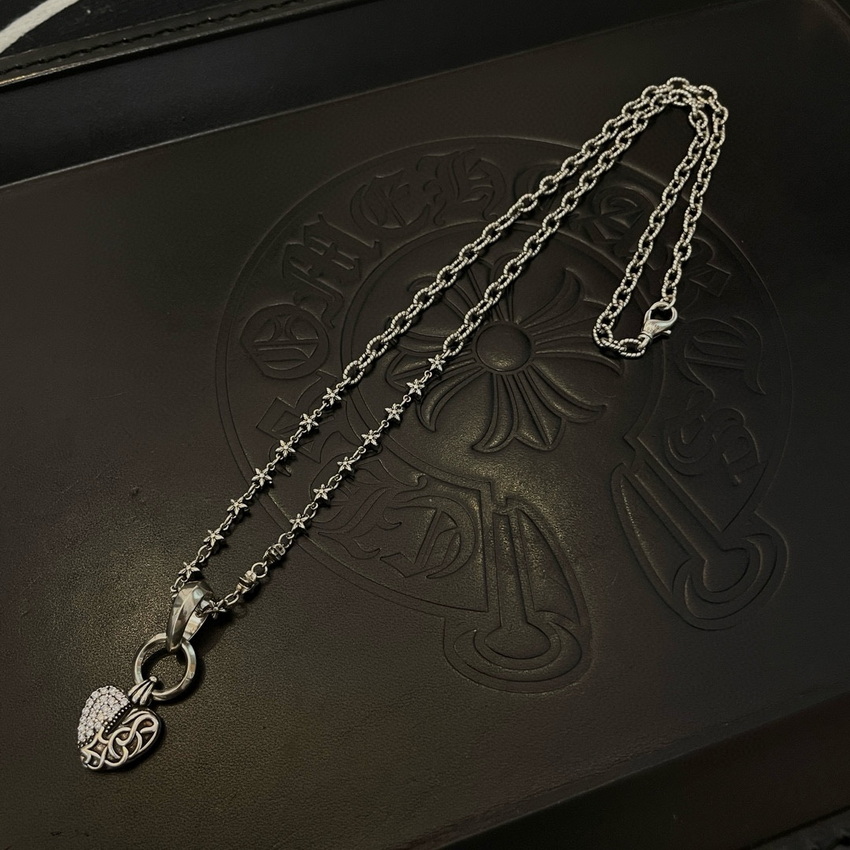 Ch*0me heart necklace-090