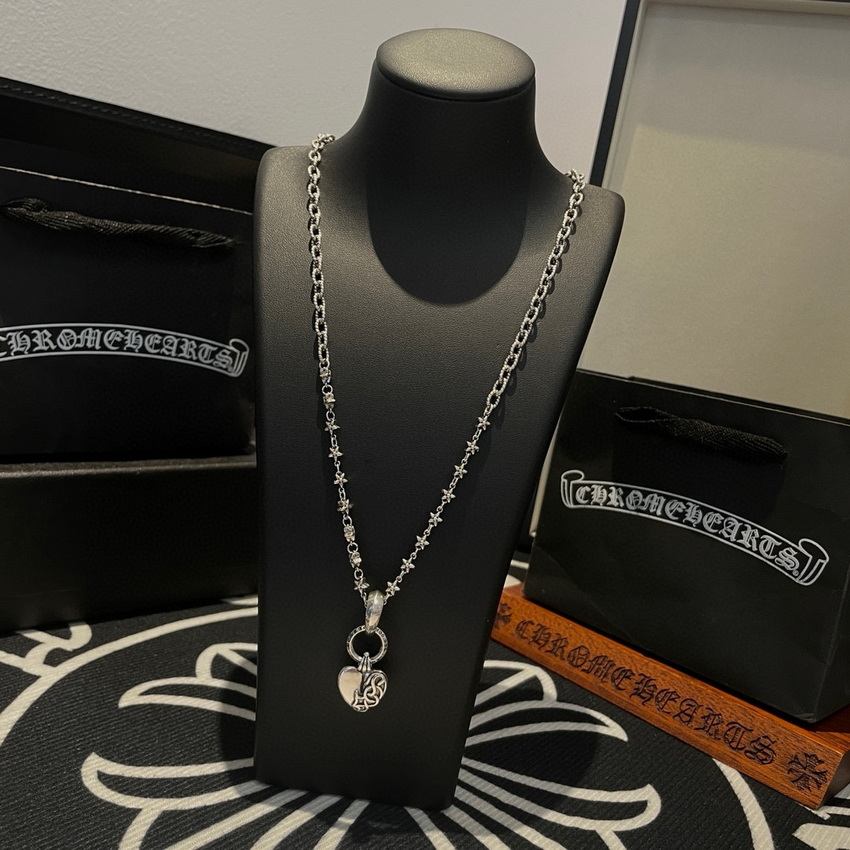 Ch*0me heart necklace-090