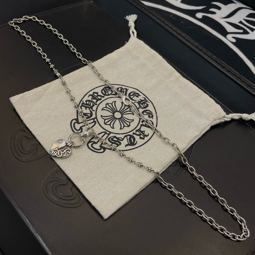 Ch*0me heart necklace-090