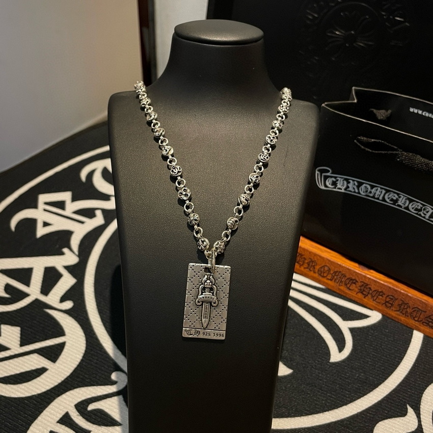 Ch*0me heart necklace-093