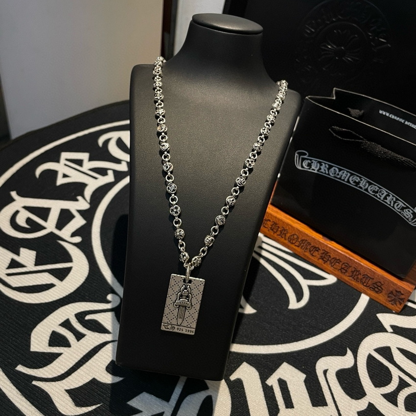 Ch*0me heart necklace-093