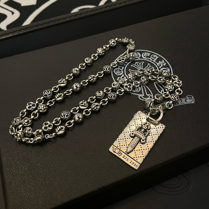 Ch*0me heart necklace-093