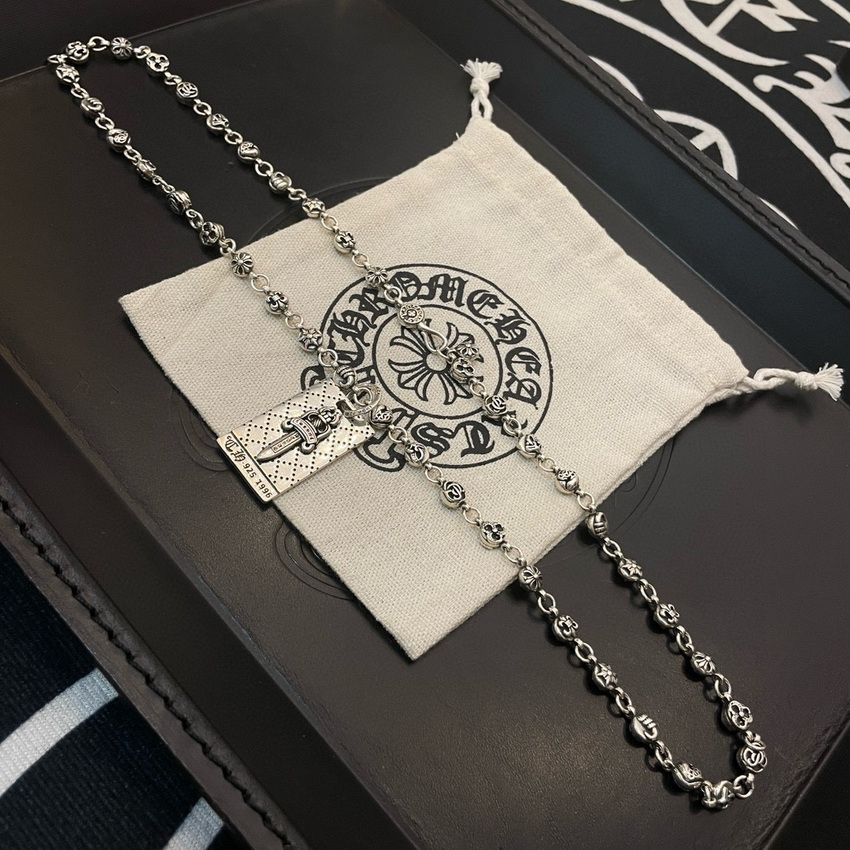 Ch*0me heart necklace-093