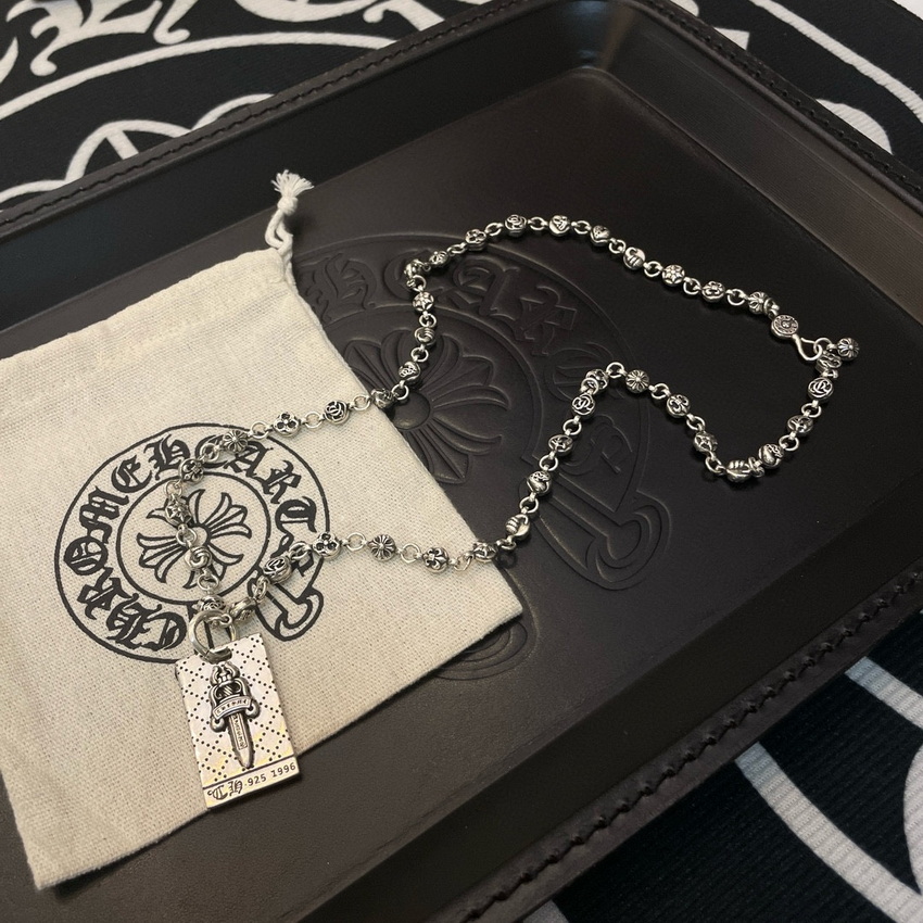 Ch*0me heart necklace-093