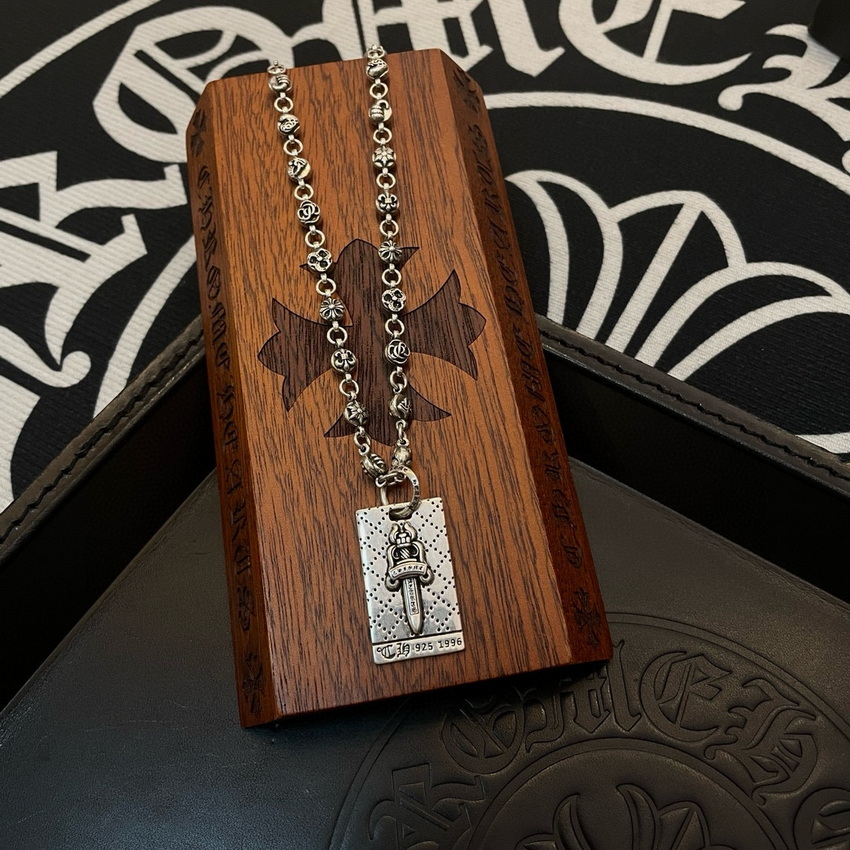 Ch*0me heart necklace-093