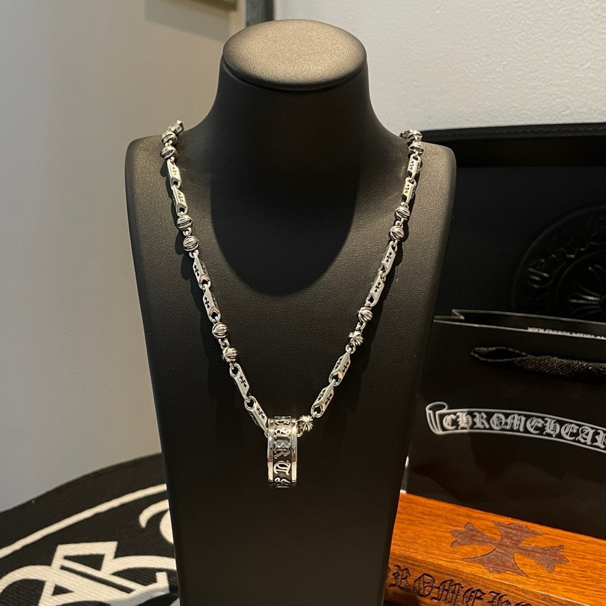 Ch*0me heart necklace-094