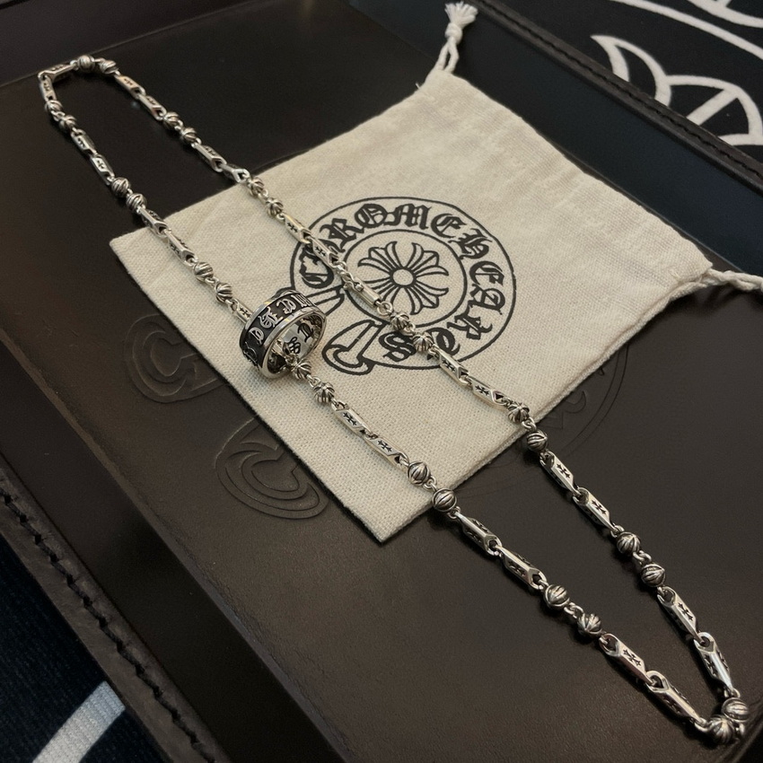 Ch*0me heart necklace-094