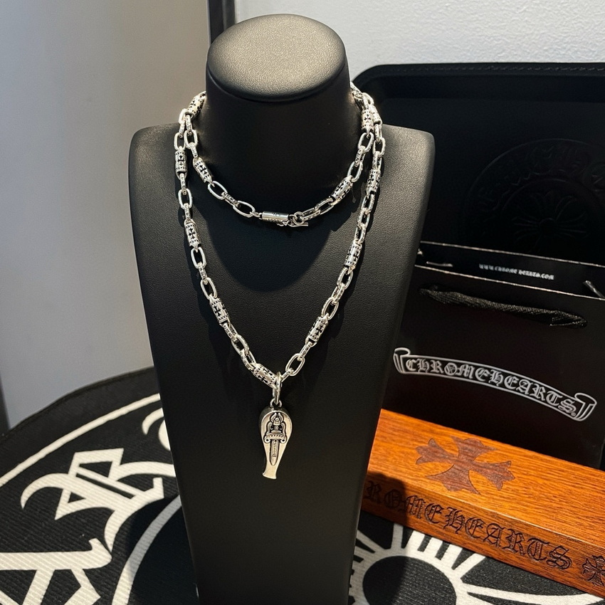 Ch*0me heart necklace-097