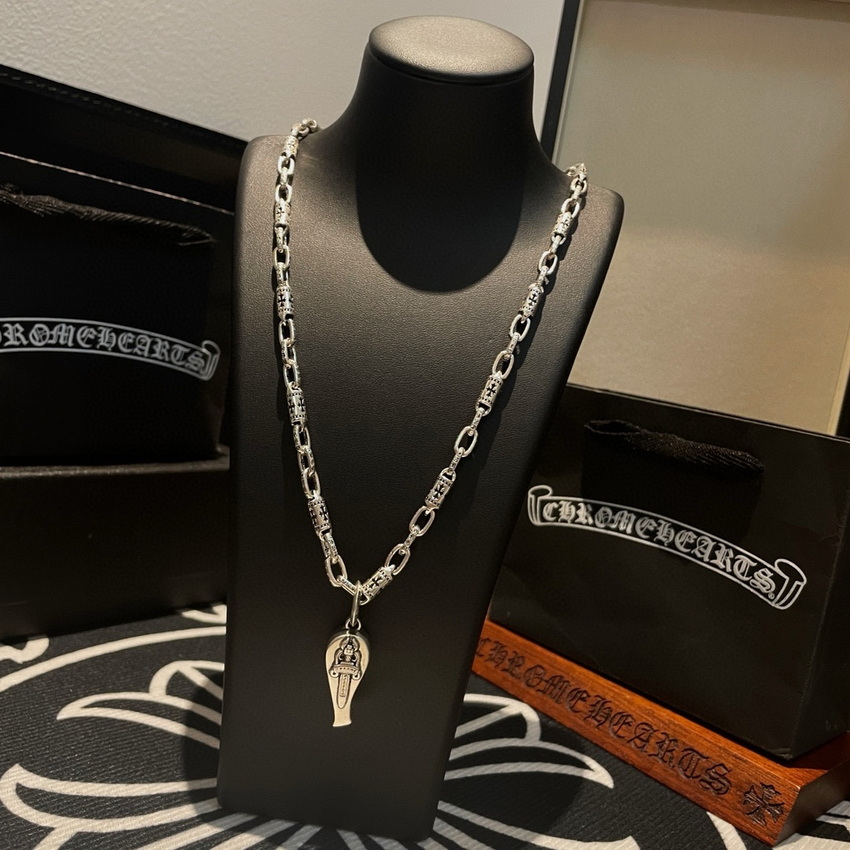 Ch*0me heart necklace-097