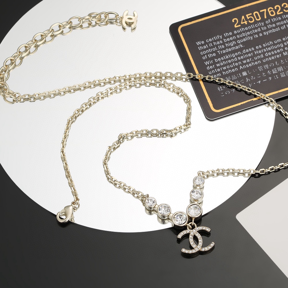 Ch*el necklace-176