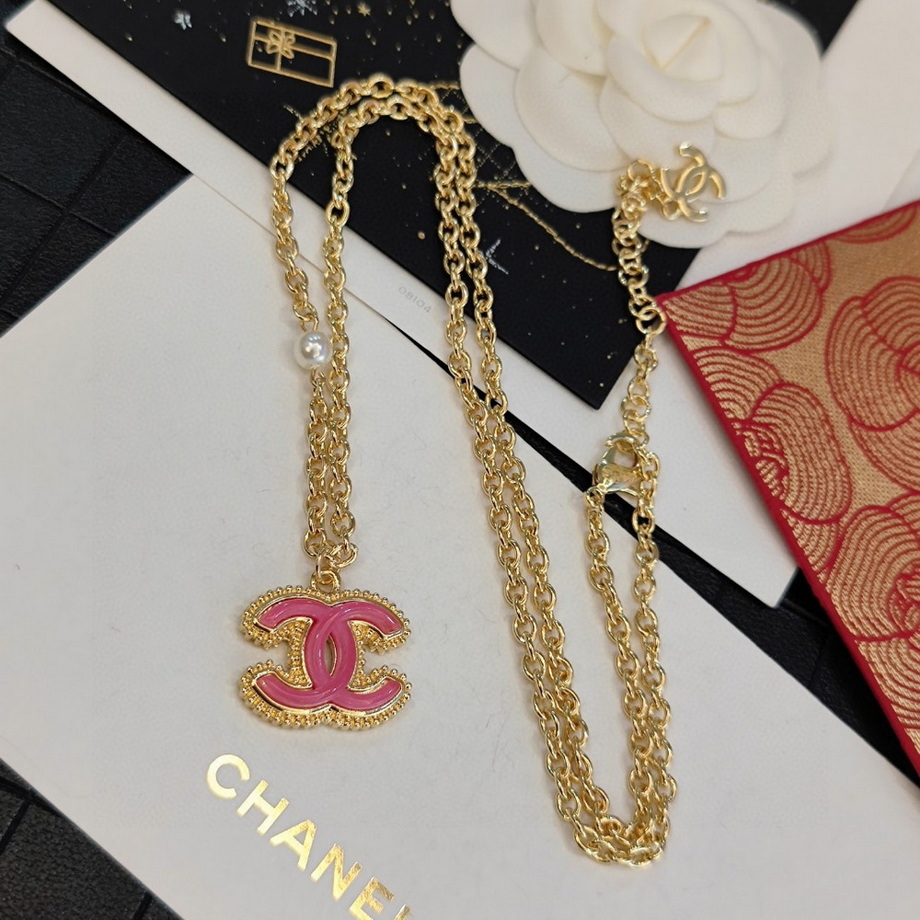 Ch*el necklace-163