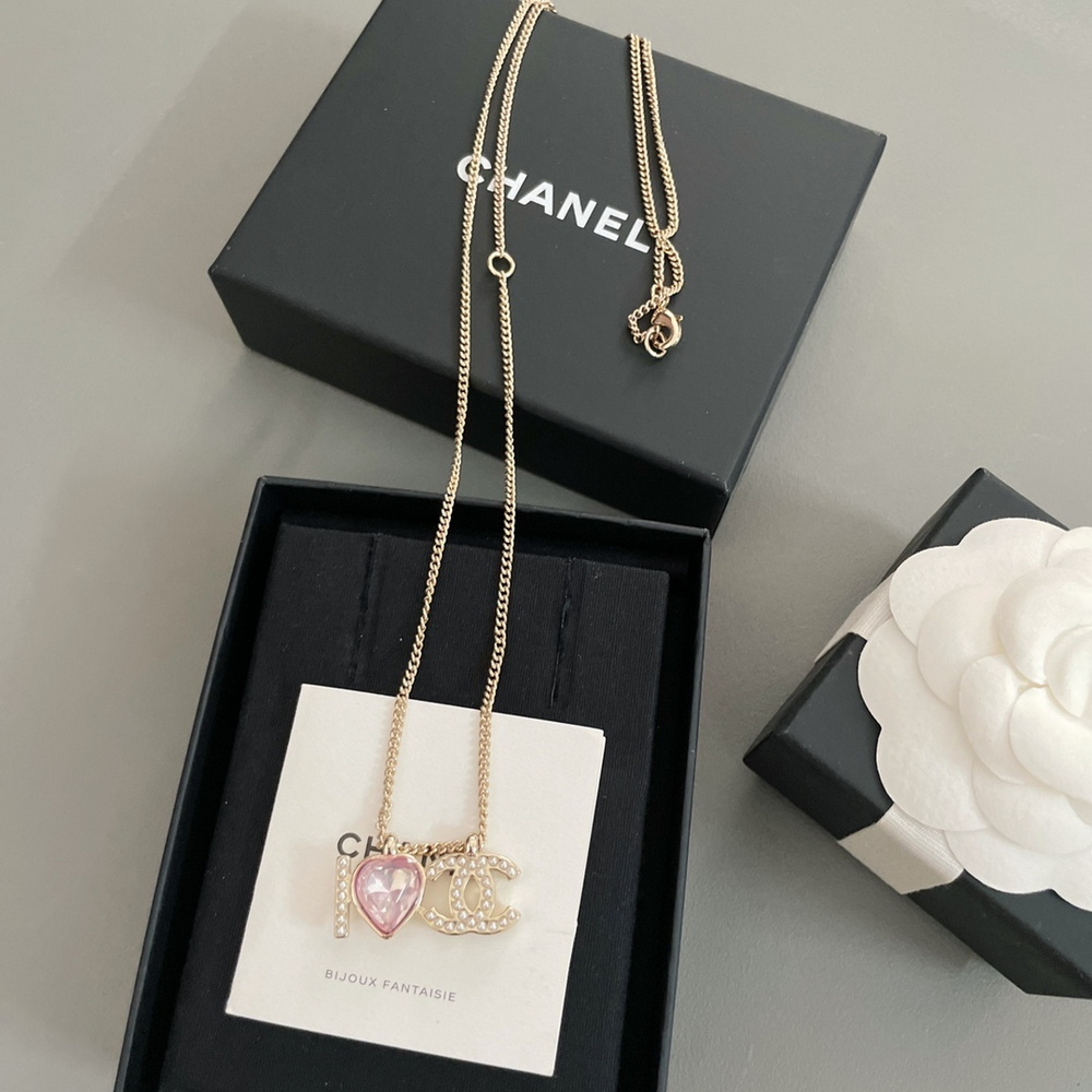 Ch*el necklace-148