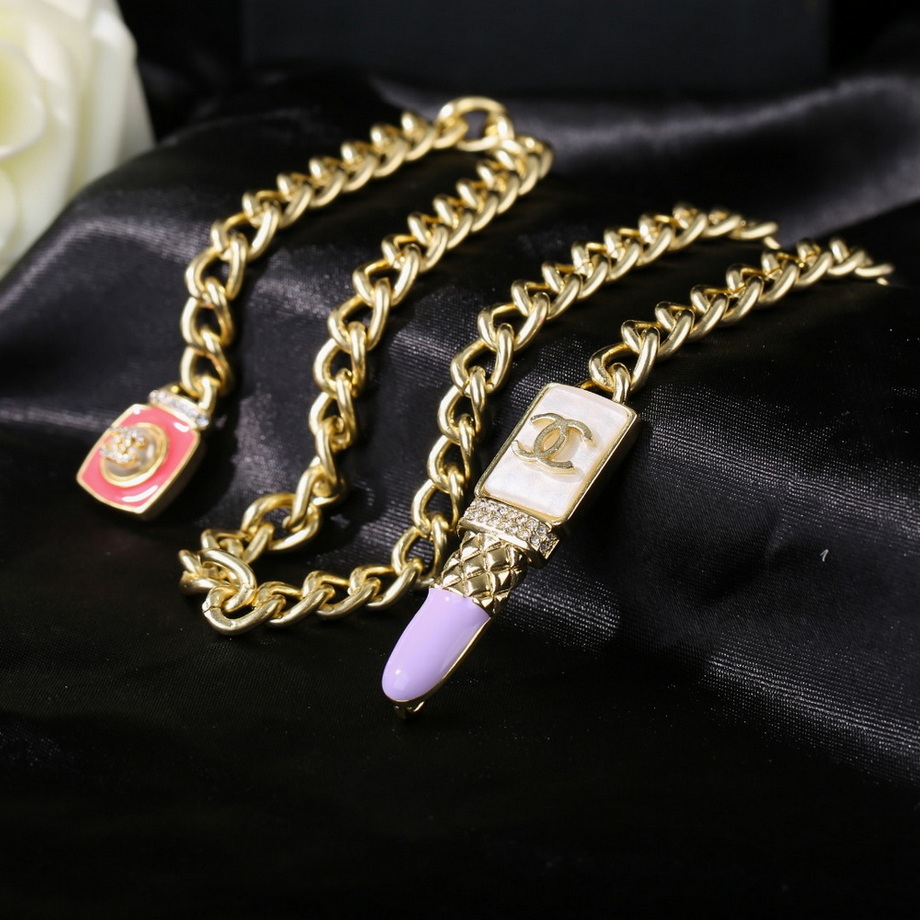 Ch*el necklace-276