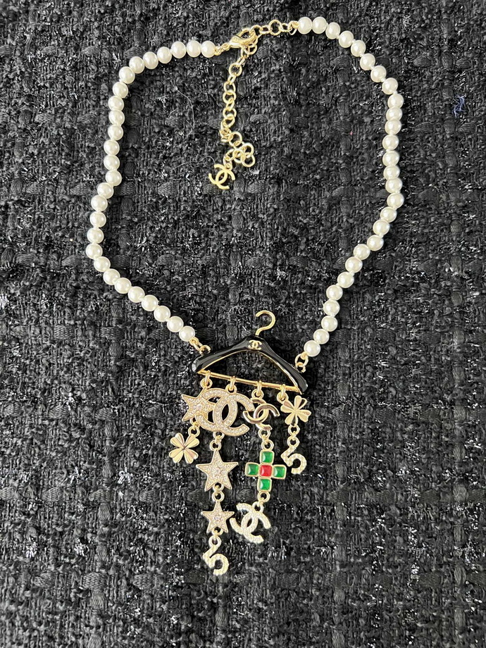 Ch*el necklace-438