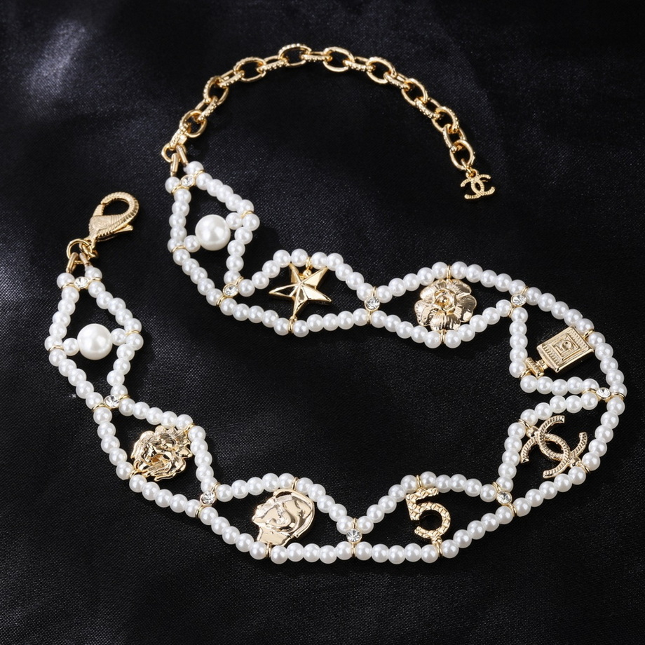 Ch*el necklace-436