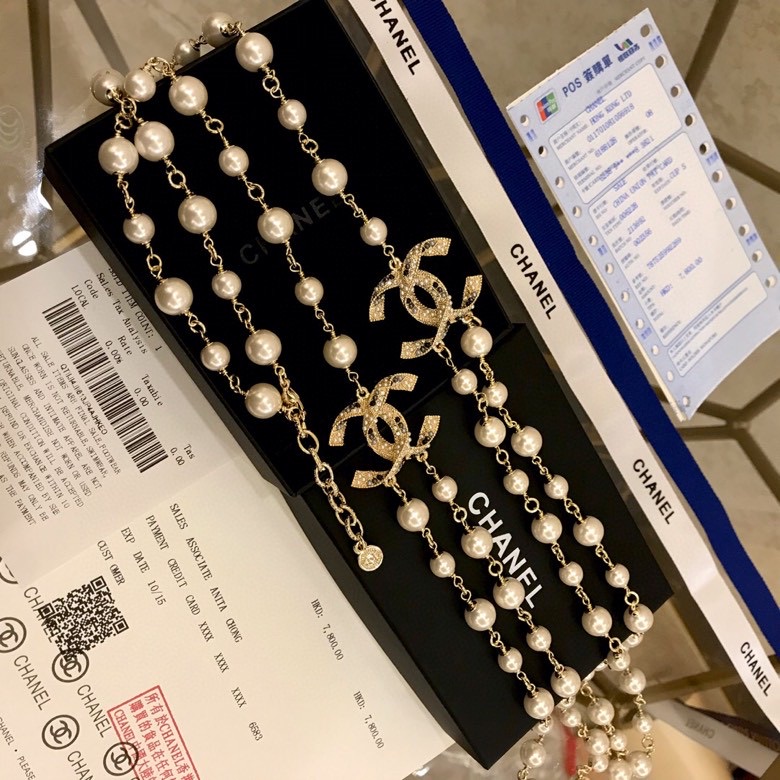 Ch*el necklace-474