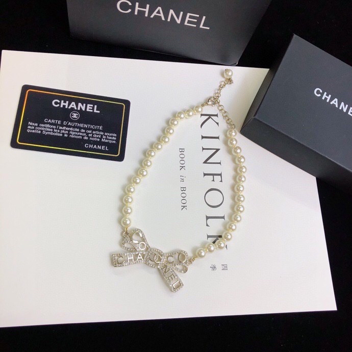 Ch*el necklace-346