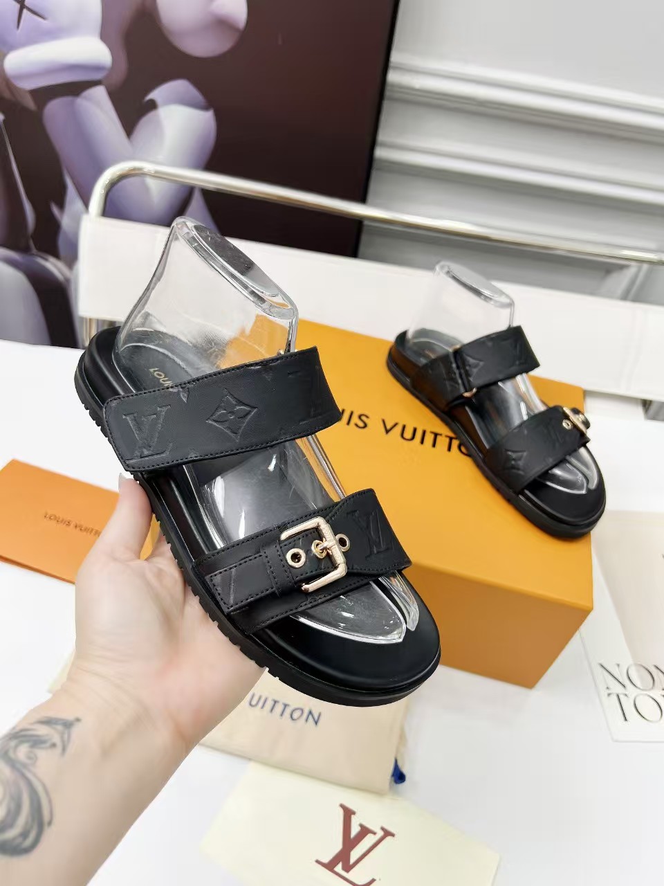 LV Slippers Women(AAA)-024