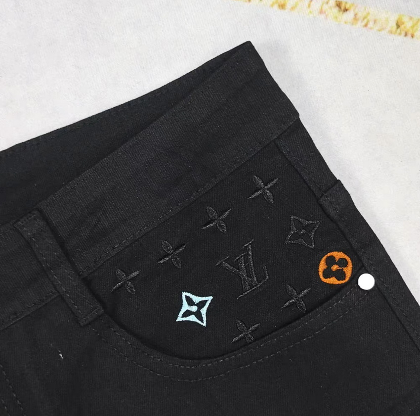 LV Shorts Jeans-001