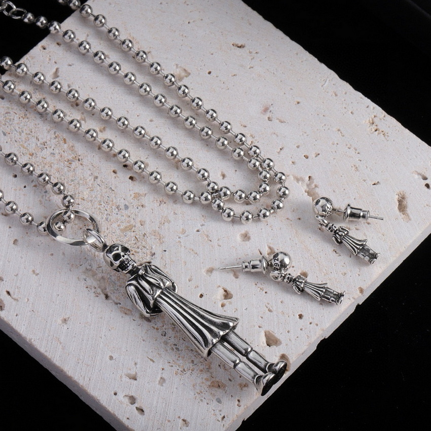 Ch*0me heart necklace-109
