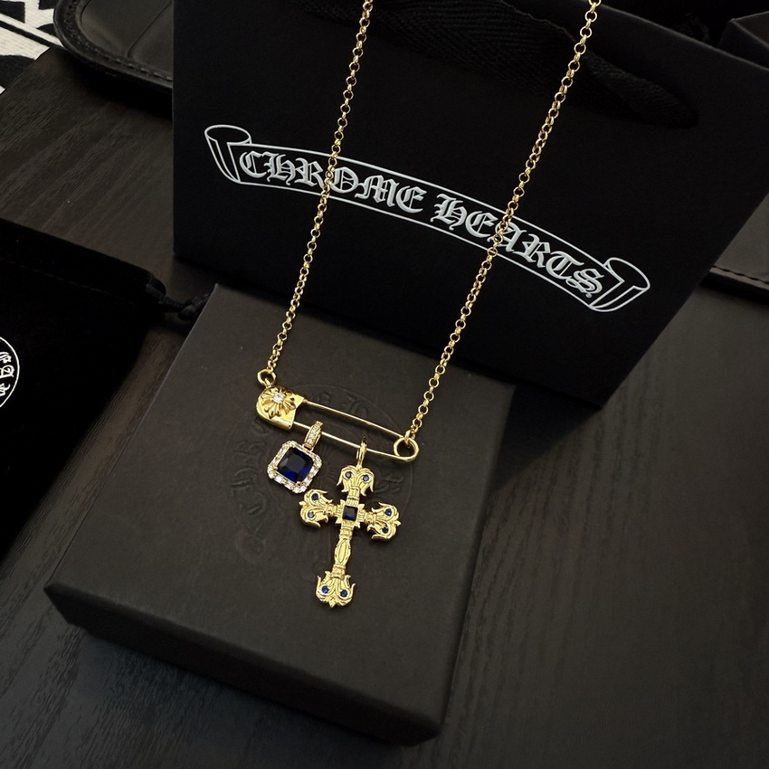 Ch*0me heart necklace-116