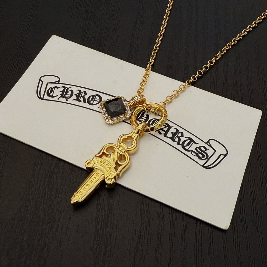 Ch*0me heart necklace-117