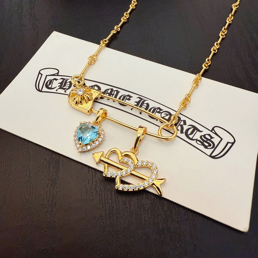 Ch*0me heart necklace-119