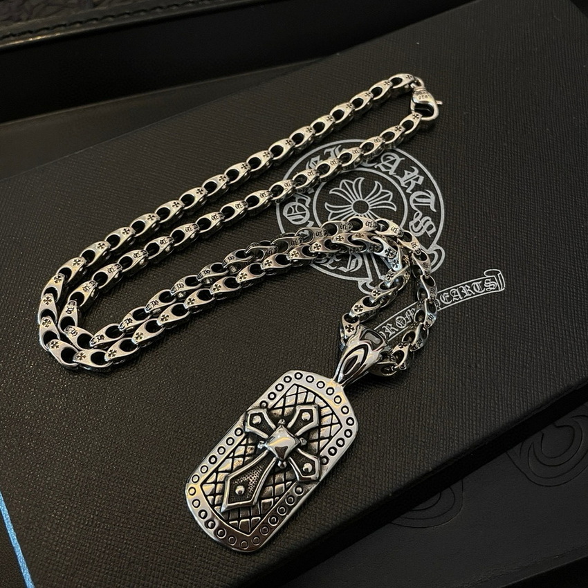 Ch*0me heart necklace-122