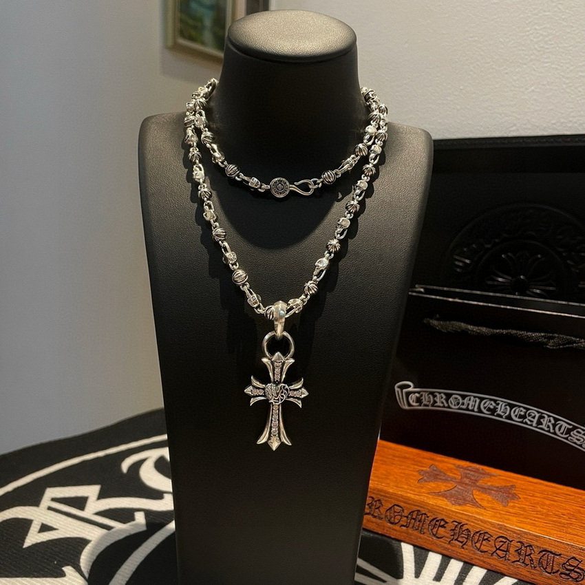 Ch*0me heart necklace-123