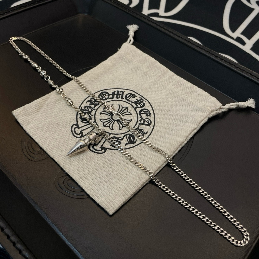 Ch*0me heart necklace-128