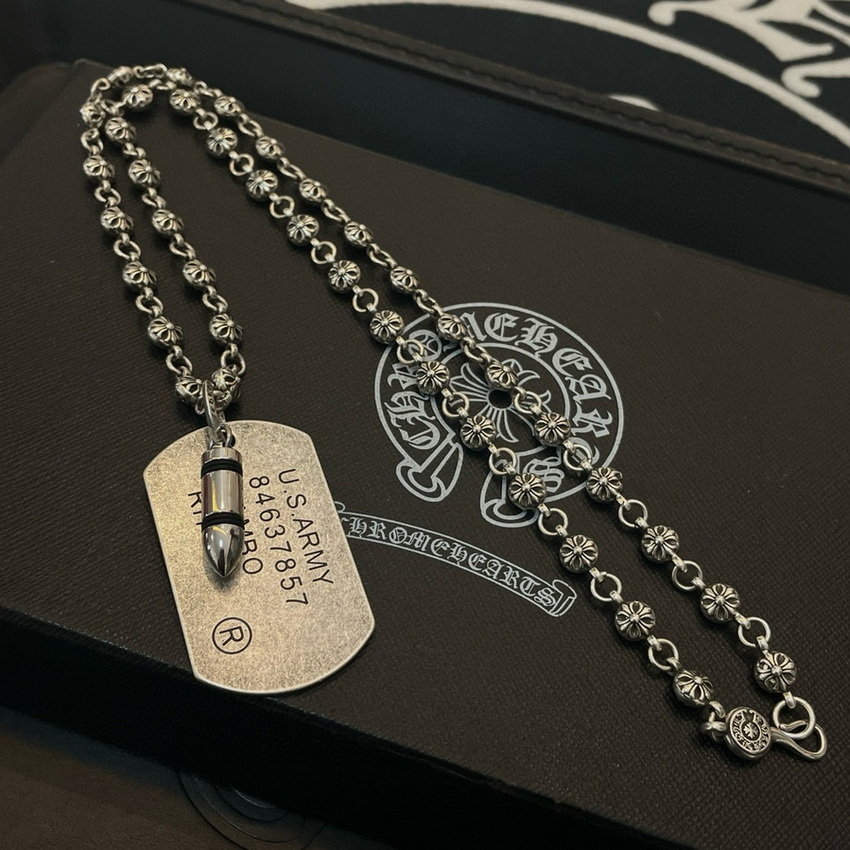 Ch*0me heart necklace-130