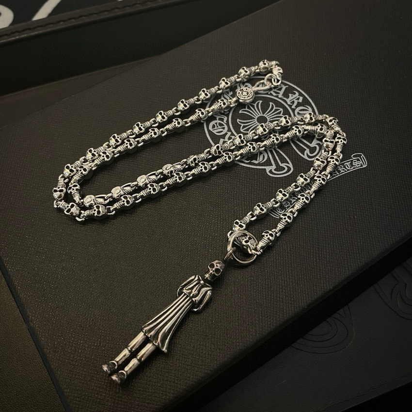 Ch*0me heart necklace-136