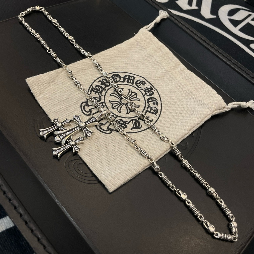 Ch*0me heart necklace-142