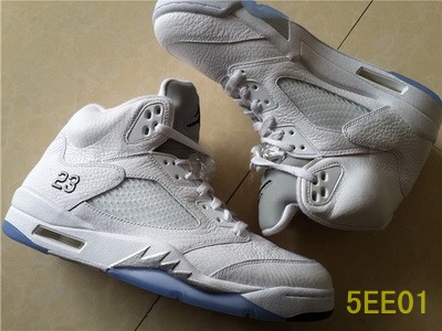 Air Jordan V White Metallic-004