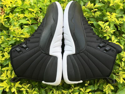 Air Jordan 12 Black Nylon-013