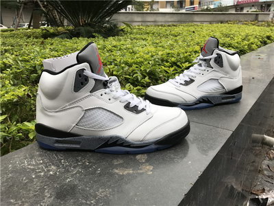 Air Jordan 5 White Cement